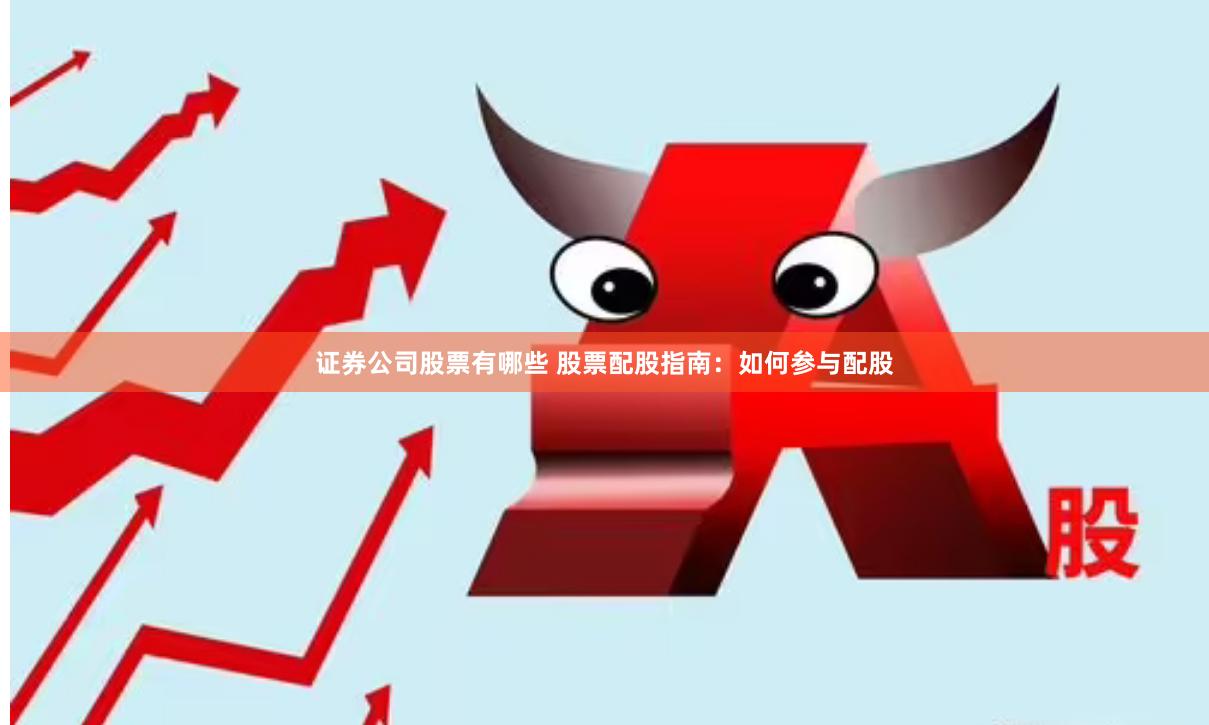 证券公司股票有哪些 股票配股指南：如何参与配股