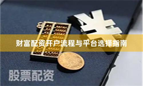财富配资开户流程与平台选择指南